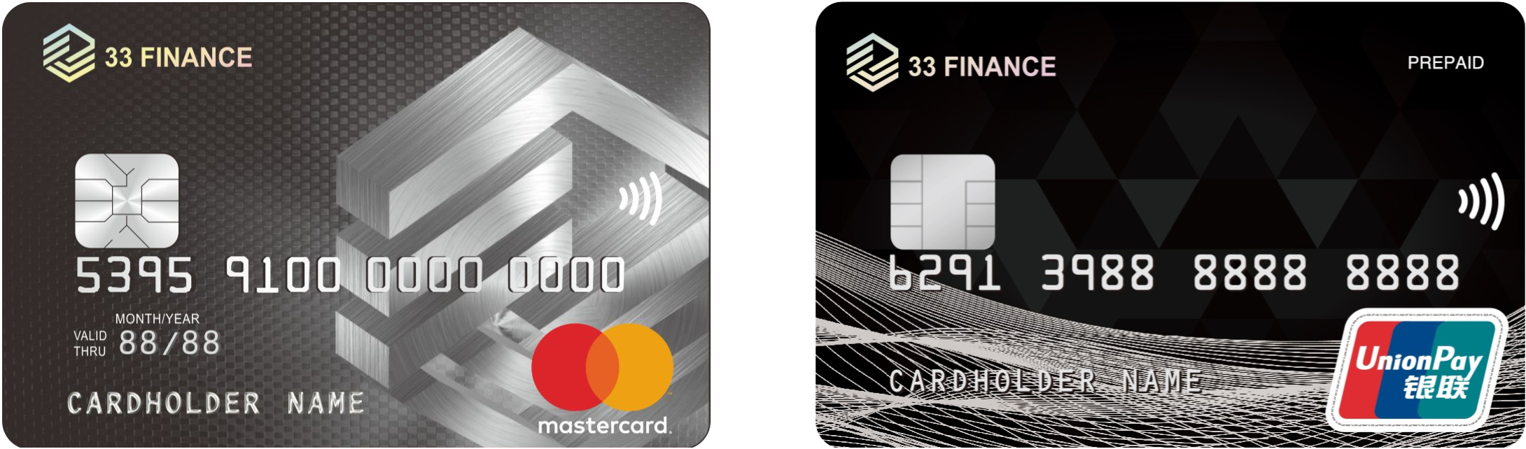 33FS Prepaid personal card